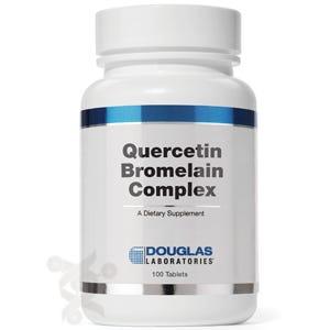 Image showing product of Douglas Laboratories QUERCETIN-BROMELAIN Complex 100tabs