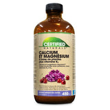 Certified Naturals Calcium Magnesium Cherry 450 ml - Nature's Source Inc