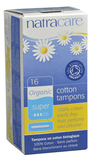 Natracare Super Organic Cotton Tampons with Applicator (16 Counts) - Nature's Source Inc