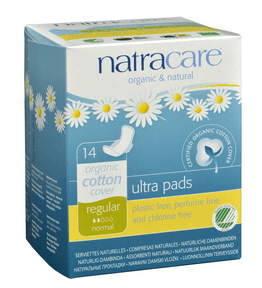 Natracare Ultra Pads W-Wings Regular 14 count