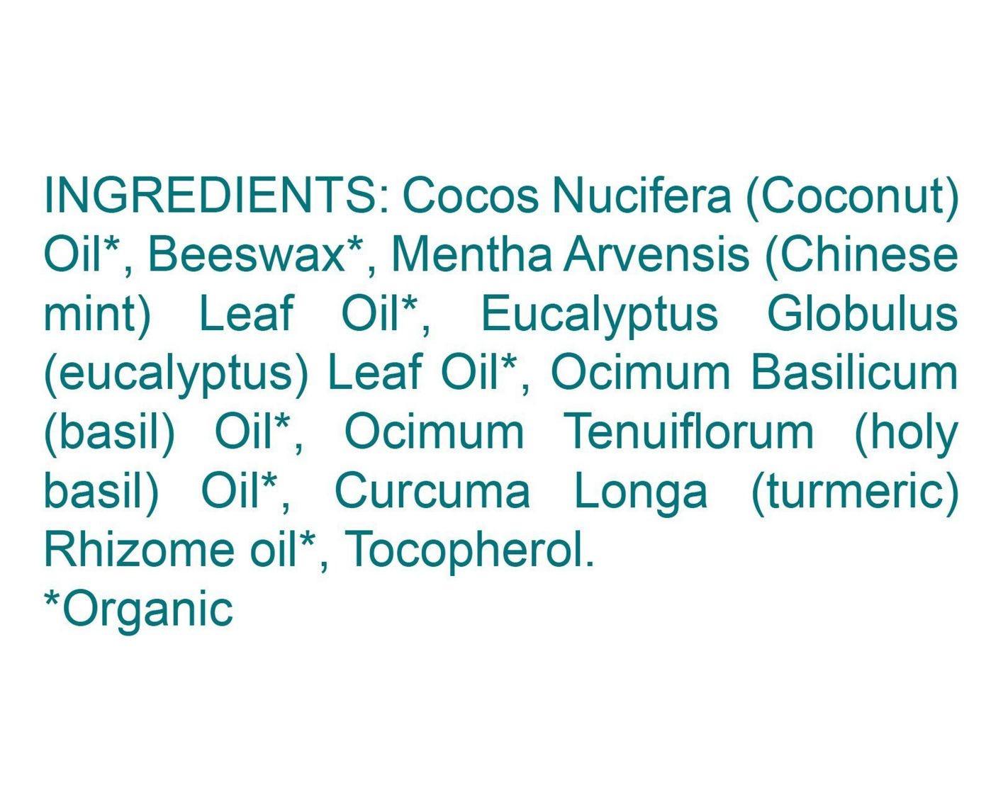 Additional Image of product label with text Himalaya Botanique Chest Balm P.M. 50g