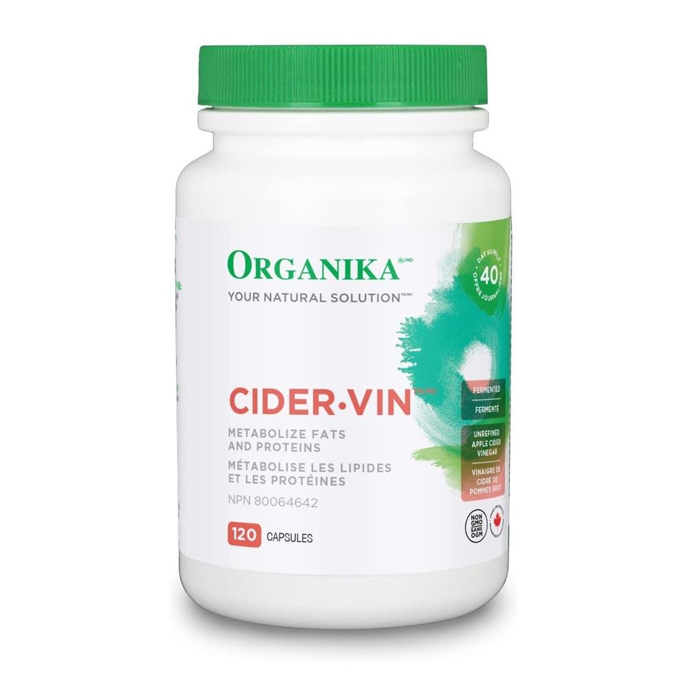 Organika Unrefied Cider Vinegar 120c