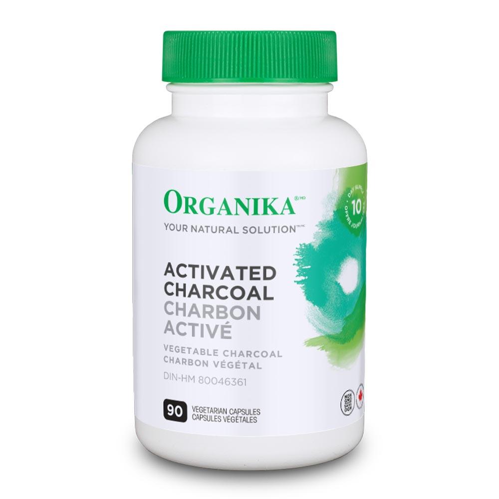 Organika Activated Charcoal, 90 Veg Caps Online