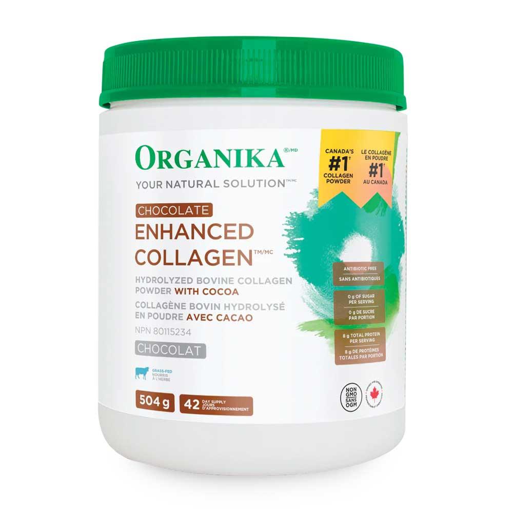 Organika Enhanced Collagen Chocolate 504g