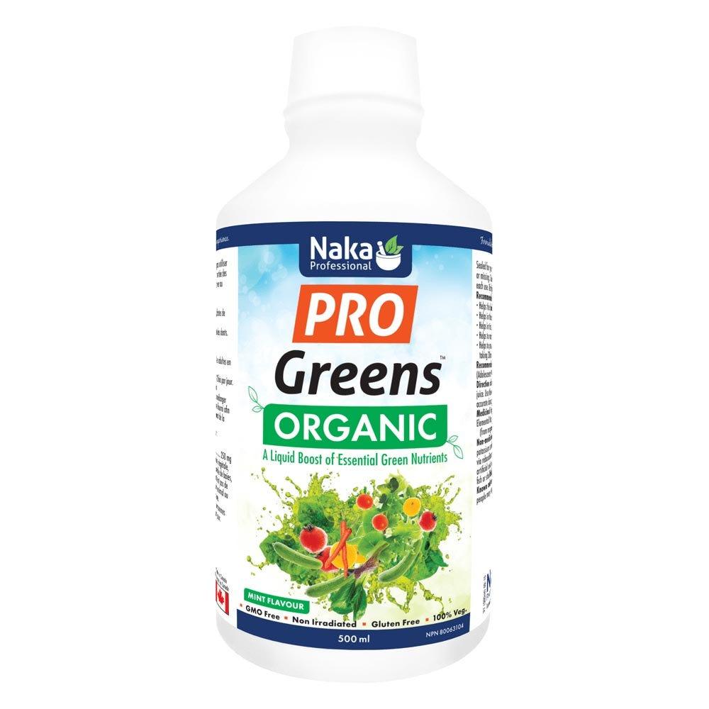 Naka Pro Greens Mint 500ml - Nature's Source Inc
