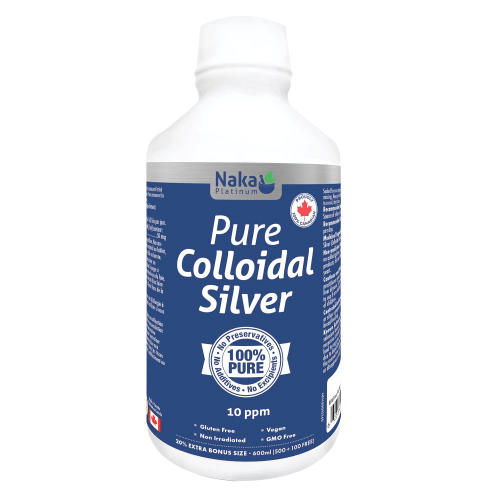 Naka Platinum Pure Colloidal Silver 10 PPM 600 ML Online