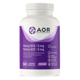 AOR Methyl B12 - 5mg 60 Lozenges - Nature's Source Inc