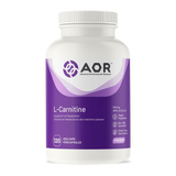 AOR L - Carnitine 120 Vegan Capsules - Supports Fat Metabolism & Muscle Tissue Repair, Recovery on Athletic Performance, Delay Fatigue During Physical Activity - Nature's Source Inc