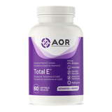 AOR Total E 60 Softgels - Complete Vitamin E Complex, Antioxidants for Cardiovascular and Cellular Support, Help Reduce Inflammation Heart Failure, Help Neutralize Harmful Free Radicals - Nature's Source Inc