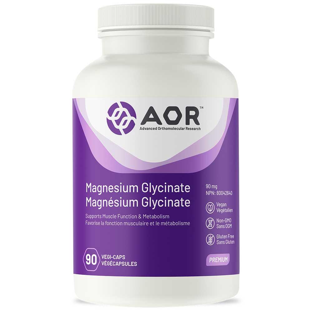 AOR Magnesium Glycinate - 180 Veg Capsules