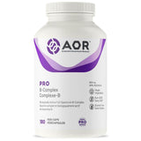 AOR Pro B - Complex 180 Vegan Caps - Support Stress and Promotes healthy aging, Both Metabolic and Nerve Health, Increases Energy - Nature's Source Inc