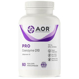 AOR Pro CoEnzyme Q10, 100mg, 60 Vegan Capsules - Antioxidant, Blood Sugar Control and Cardiovascular Support - Nature's Source Inc