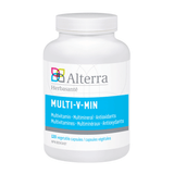 Alterra Multi - V - Min 120 Vegan Caps - With Multivitamins, Multiminerals & Antioxidants, Improves Digestion, Supports Immune System, Increases Vital Energy - Nature's Source Inc