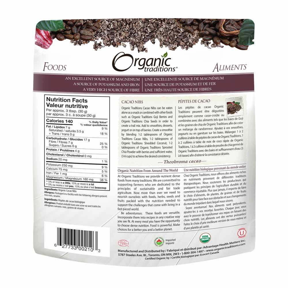 Organic Traditions Cacao Nibs 227g