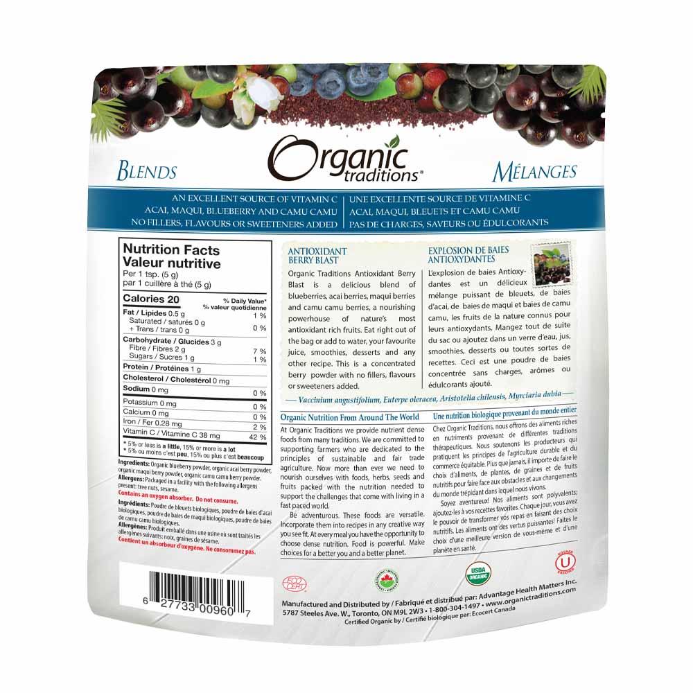 Organic Traditions Antioxidant Berry Blast 100g