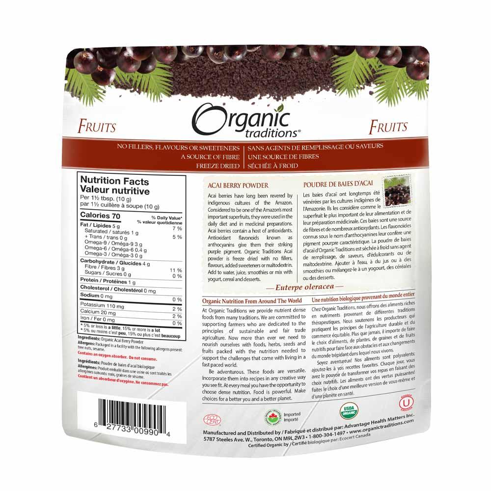 Organic Traditions Acai Berry Powder 100g