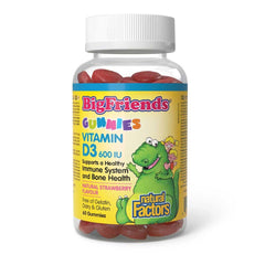 Big Friends Vitamin D 600iu Strawberry 60ct