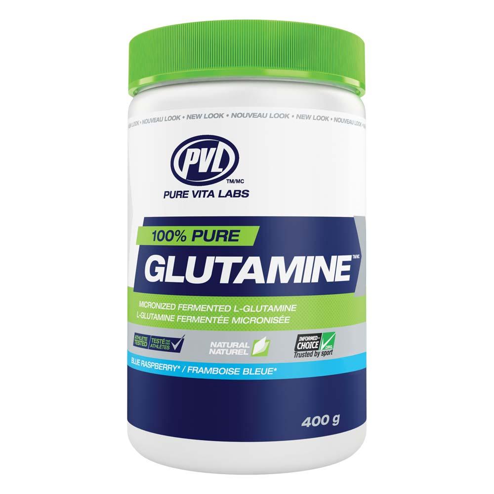 Image showing product of PVL Glutamine Blue Raspberry 400g
