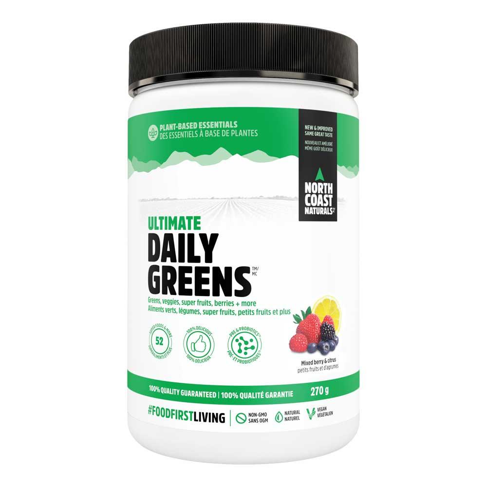 North Coast Naturals Mixed Berry & Citrus Ultimate Daily Greens - 270g