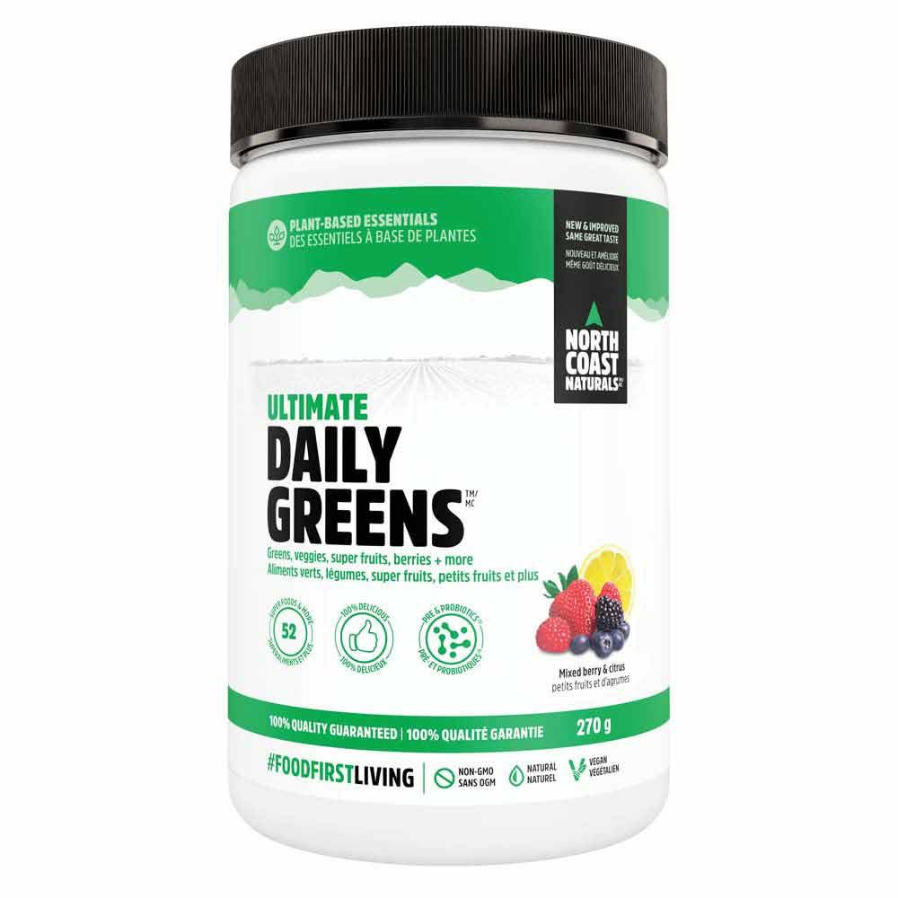 North Coast Naturals Mixed Berry & Citrus Ultimate Daily Greens - 540g