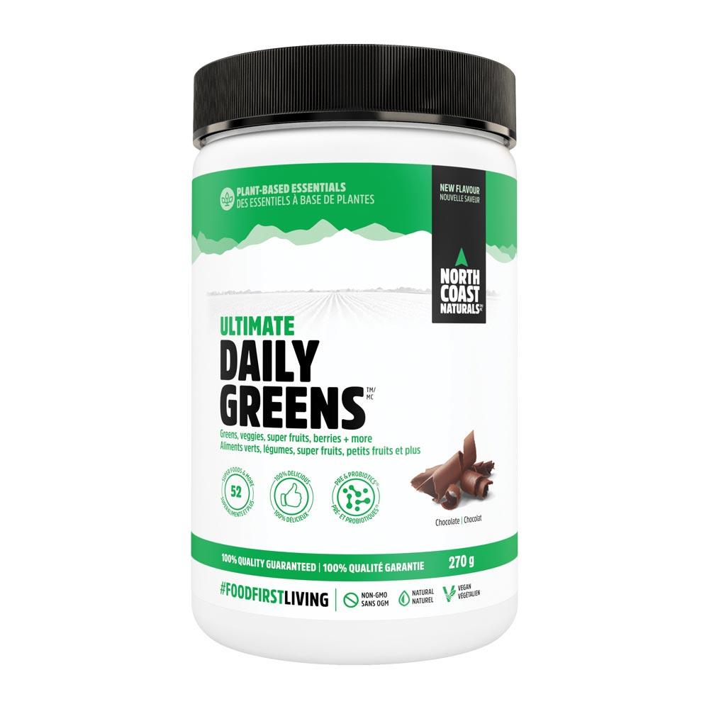 North Coast Ntrls Daily Greens Chocolate 270g