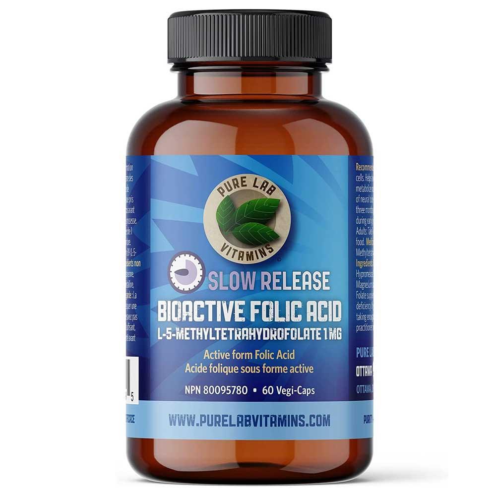 Pure Lab Bioactive Folic Acid 1mg SR 60ct