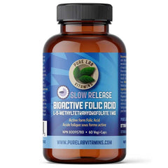 Pure Lab Bioactive Folic Acid 1mg SR 60ct