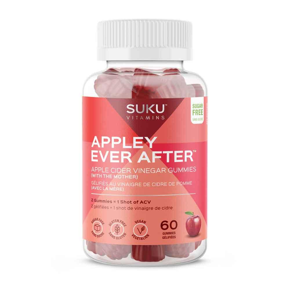 Suku Vitamins Appley Ever After (Apple Cider Vinegar Gummies With Mother) - 60 Gummies