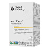 Living Alchemy Your Flora Professional 60 Vegan Capsules - Nourish, Restore, Build, Support Digestive System, Provides Source Of Probiotics To Support Digestive Health, and Complete Gut Rebalancing For IBD - Nature's Source Inc
