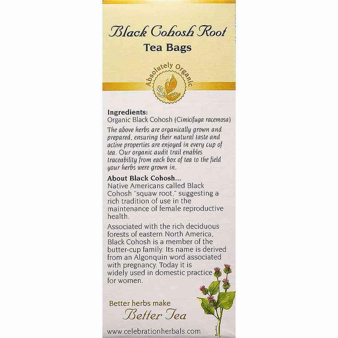 Celebration Black Cohosh Root Herbal Tea - 24 Bags