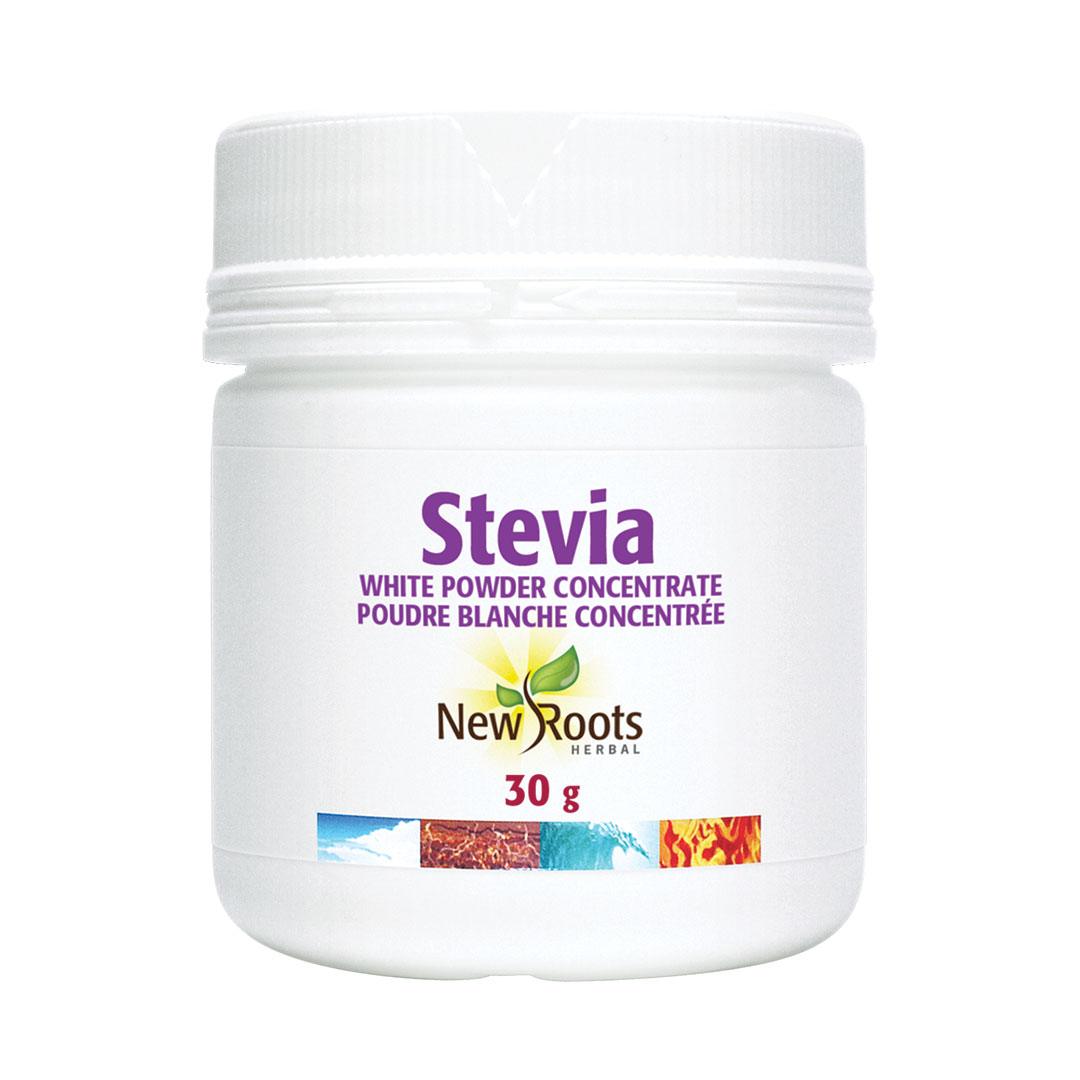 New Roots Herbal Stevia White Powder Concentrate - 30g