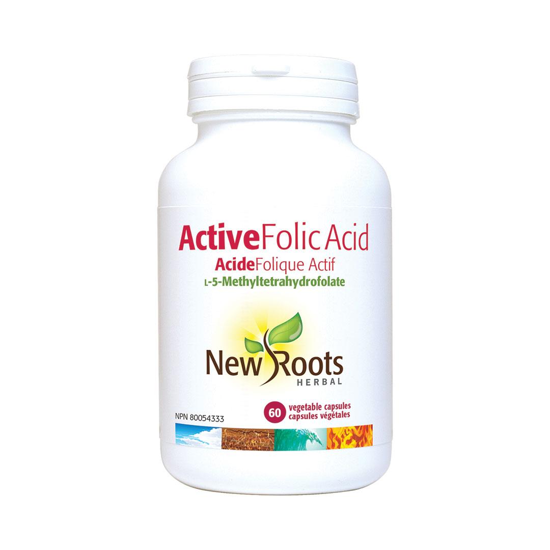 New Roots Active Folic Acid 60C