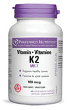 Assured Vitamin K2 100mcg 60vc - Nature's Source Inc