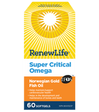 Renew Life N/G Super Critical Omega 60 Softgels - Nature's Source Inc