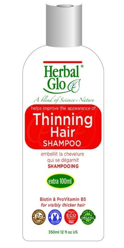 Herbal Glo Thinning Shampoo 350ml - Nature's Source Inc