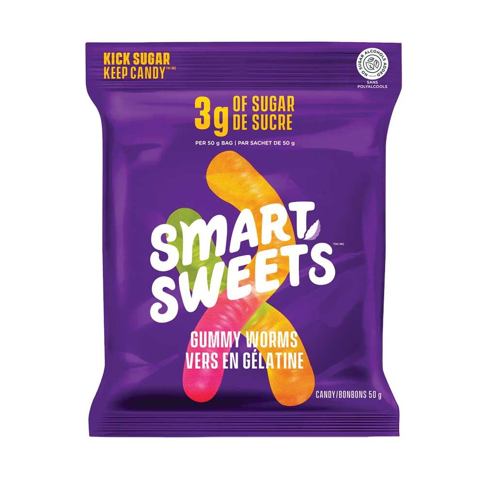 SmartSweets Gummy Worms 50g - Nature's Source Inc