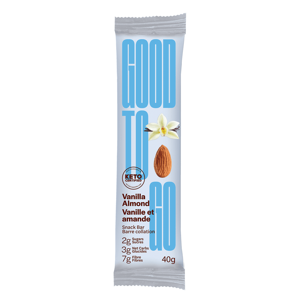 GOODTO GO Vanilla Almond Keto Snack Bar, 40g