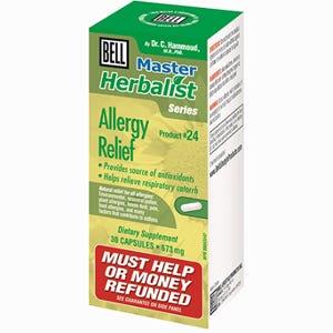 Image showing product of Bell Lifestyle Products Allergy Relief (673 mg x 30 Caps)