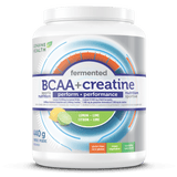 Genuine Health Fermented BCAA+ Creatine Lemon Lime 440g - Nature's Source Inc