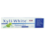 Now Xyli - White Platinum Mint Toothpaste Gel 181g - Nature's Source Inc