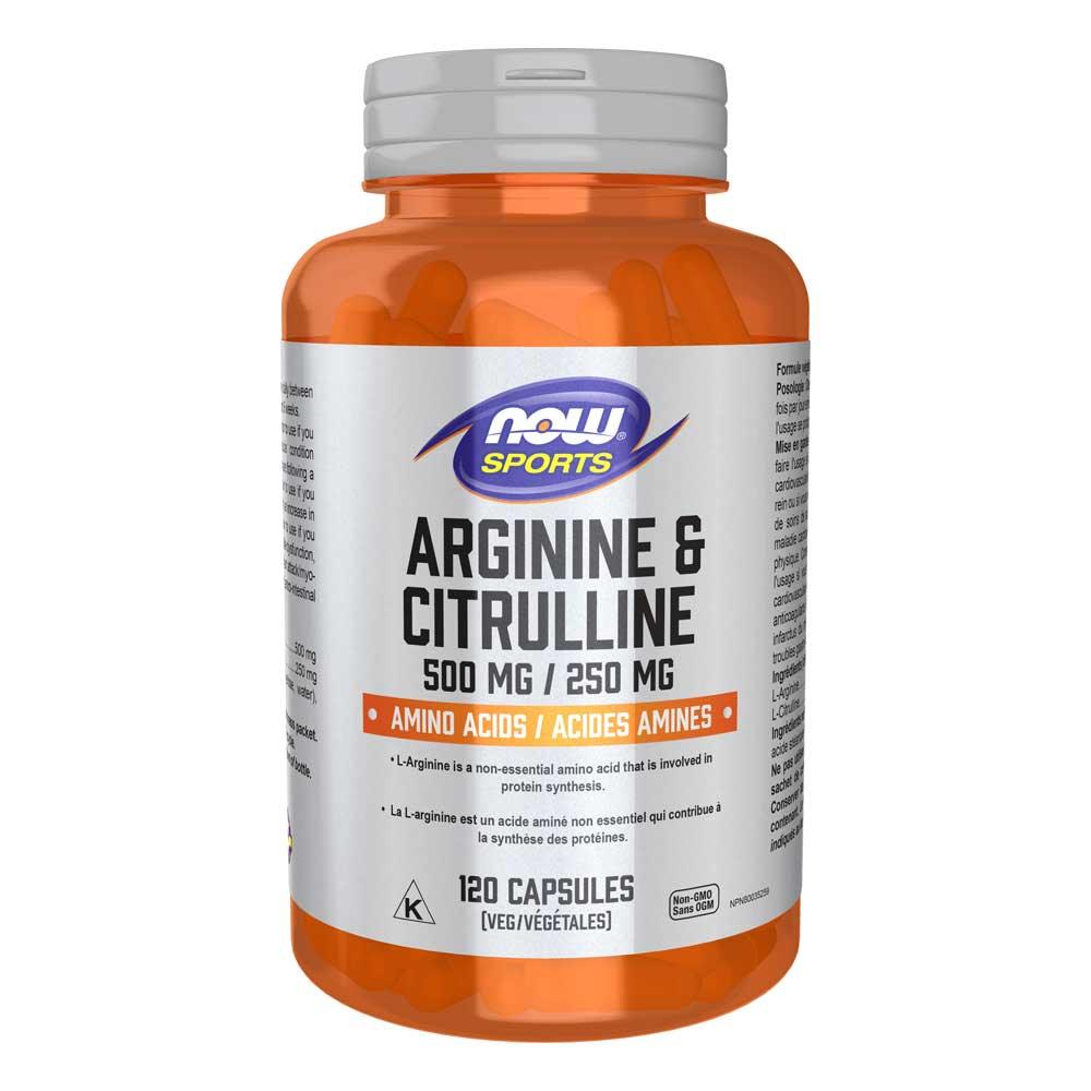 Now Arginine & Citrulline 120c