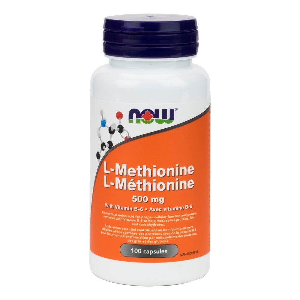 now L-Methionine (500g) - 100 Capsules