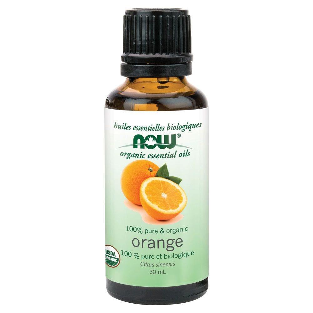 now Essential Oils 100% Organic Orange Oil - 30 ml