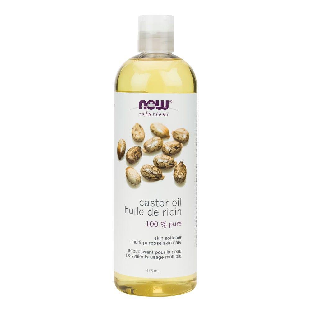 now Solutions Skin Moisturizing 100% Pure Expeller Pressed Castor Oil 473mL