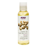 Now Solutions Skin Softening 100% Pure Expeller Pressed Castor Oil 118ml - Nature's Source Inc