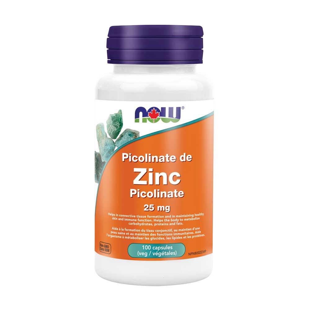 now Zinc Picolinate 25mg 100ct