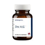 Metagenics Zinc A.G. 60 Tablets - Highly Absorbable Zinc with Chelate Arginine and Glycine Which Promotes Gastrointestinal Health, Promotes Immune Function, Supports Energy Metabolism - Nature's Source Inc
