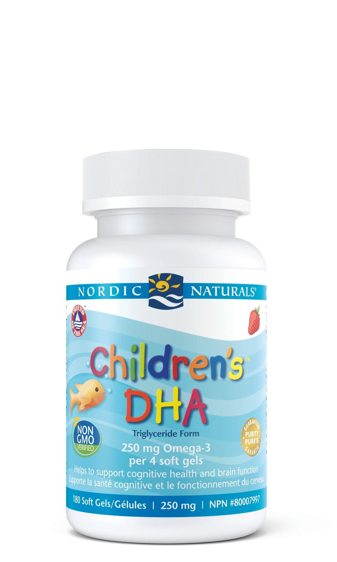 Nordic Naturals Strawberry Children's DHA - 180 Mini Softgels