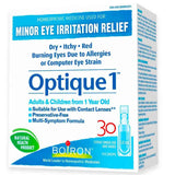 Boiron Optique 1 Irritation Relief Eye Drops, 30 Doses (0.4ml) - Helps to Soothe Eyes from Irritations Including Allergies and Airborne Irritants - Nature's Source Inc