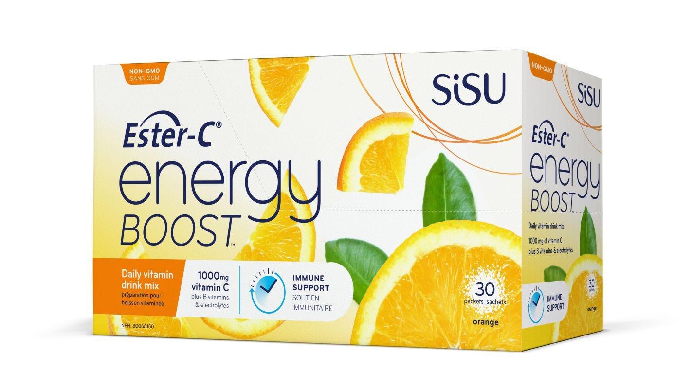 SiSU Ester-C Energy Boost Orange - 30 pack